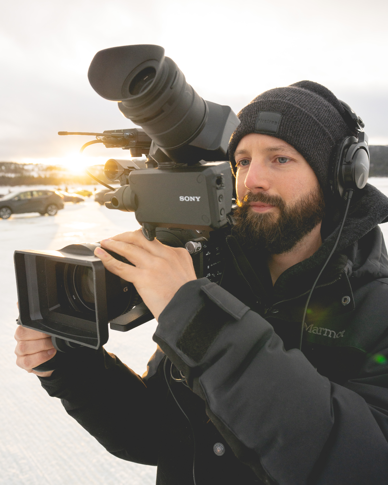 Jackson Kingsley filming in Norway